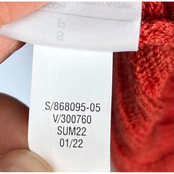 Banana Republic Ramie Rayon Cardigan Sweater Button-Front V-Neck Dune Red Size S - Picture 9 of 9